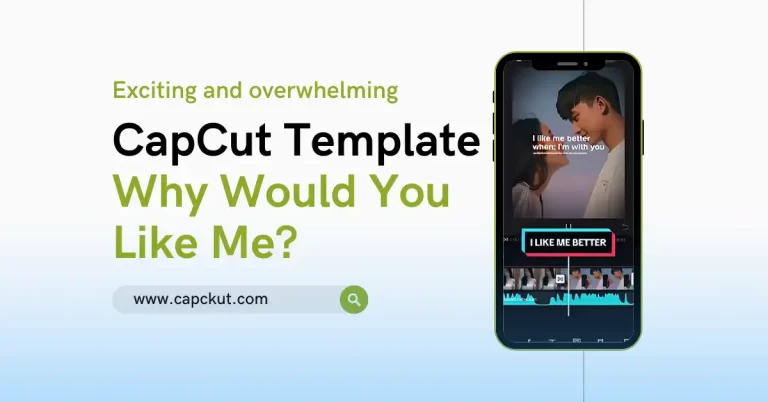 Why Would You Like Me CapCut Template
